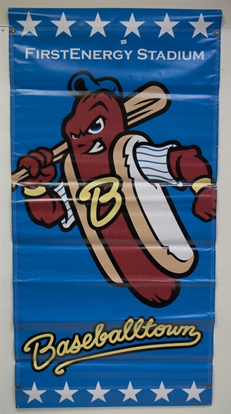 Lot Of 2 Reading Phillies Stadium Banners